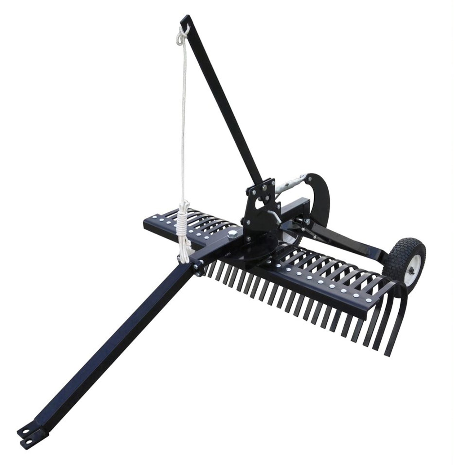 Yard Tuff 48 Inch Landscape Yard Rake Attachment, For Use w/ Utility Vehicle - VMInnovations