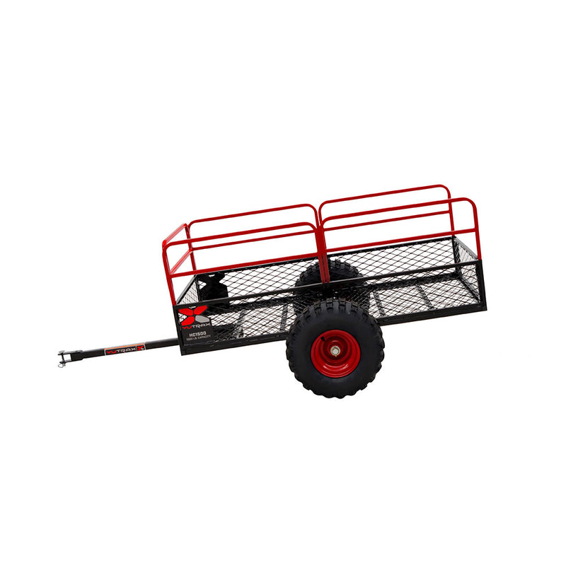 Yutrax TX162 1500 Pound Capacity Off Road Utility ATV Trailer, Black (For Parts)