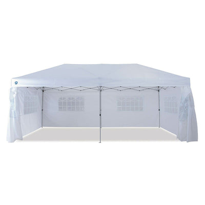 Z-Shade 20 by 10 Foot Instant Pop Up Event Canopy Tent, White