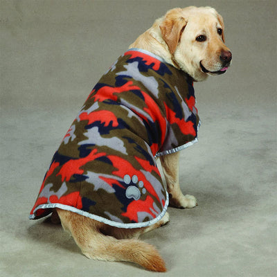Zack & Zoey Extra Large Polyester Reflective Dog Coat Cover, Orange (Open Box)