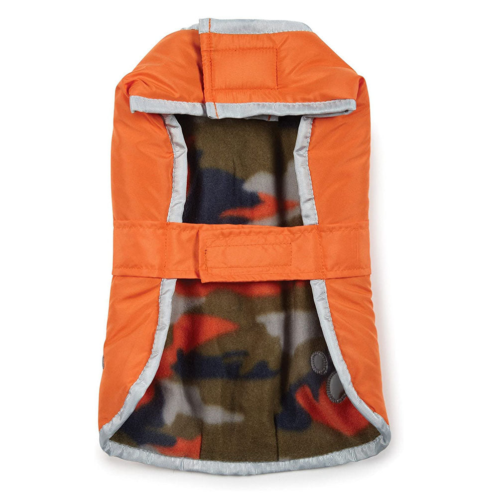 Zack & Zoey Extra Large Polyester Reflective Dog Coat Cover, Orange (Open Box)