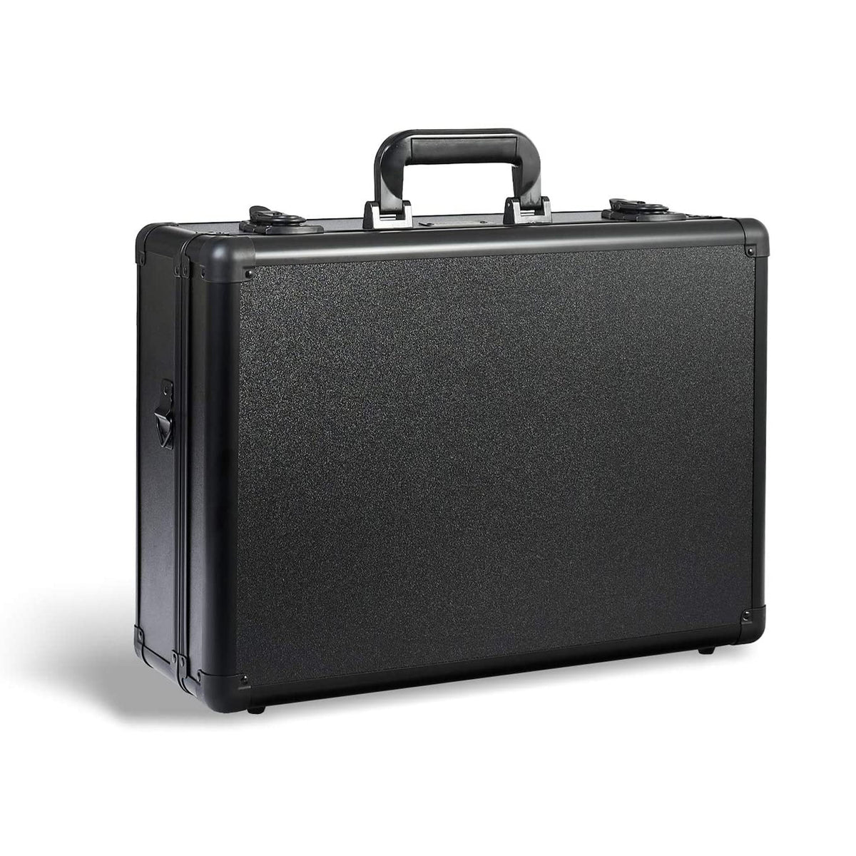 Zeikos Deluxe Protective Storage Case w/ Shoulder Strap, Matte Black (Open Box)