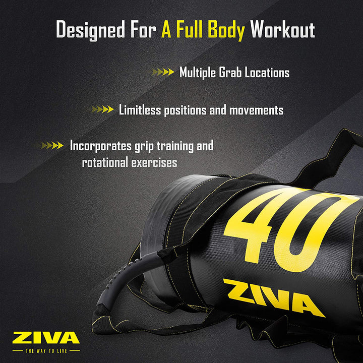 ZIVA 25 Pounds Commercial Grade Training Power Core Sandbag (Open Box)