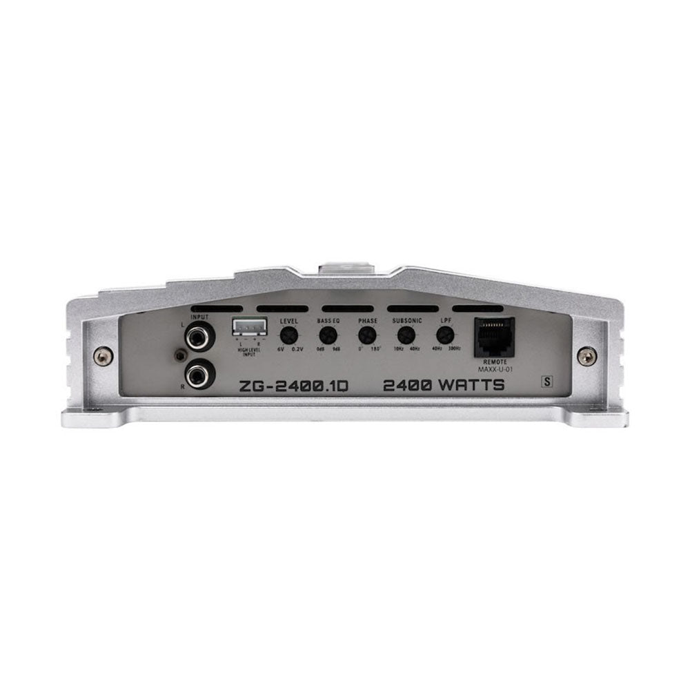 Hifonics ZG-2400.1D 2400W Max Class D Monoblock Car Audio Amplifier (2 Pack)