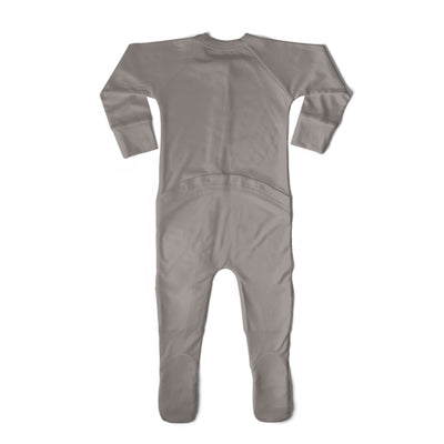 Goumikids Unisex Baby Footie Pajamas Organic Sock Sleeper Clothes, 2T Pewter - VMInnovations