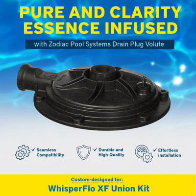 Zodiac Pool Systems Drain Plug Volute without Ring for Swimming Pool Maintenance