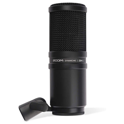 Zoom Dynamic Microphone Digital Recorder w/ Pyle Spring Arm Floor Stand (2 Pack)