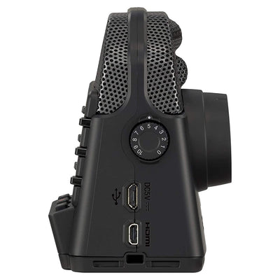 Zoom H5 4 Track Digital Audio Recorder and Q2N4K Compact 4K Camera & Bag, Black