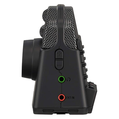 Zoom H5 4 Track Digital Audio Recorder and Q2N4K Compact 4K Camera & Case, Black