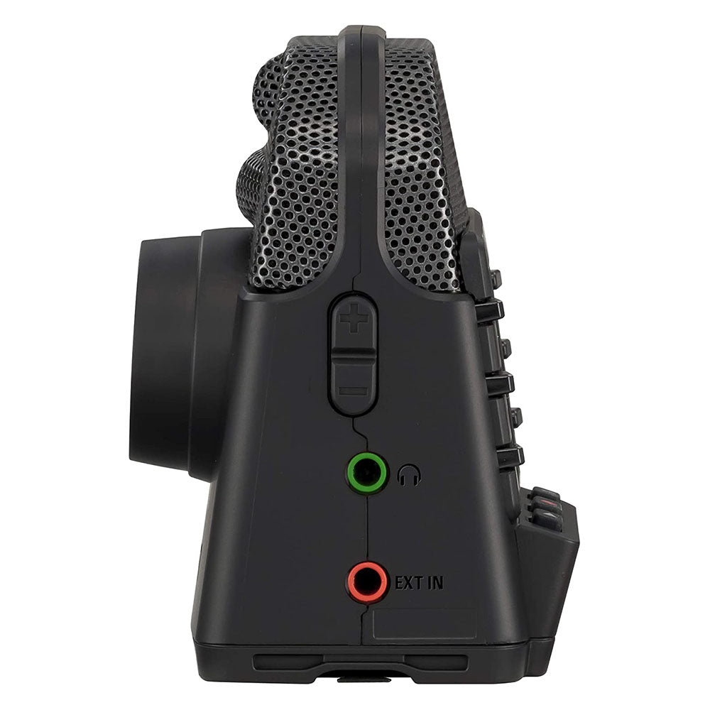 Zoom H5 4 Track Digital Audio Recorder and Q2N4K Compact 4K Camera & Case, Camo - VMInnovations