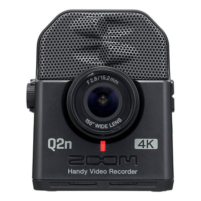 Zoom H5 4 Track Digital Audio Recorder and Q2N4K Compact 4K Camera & Bag, Black