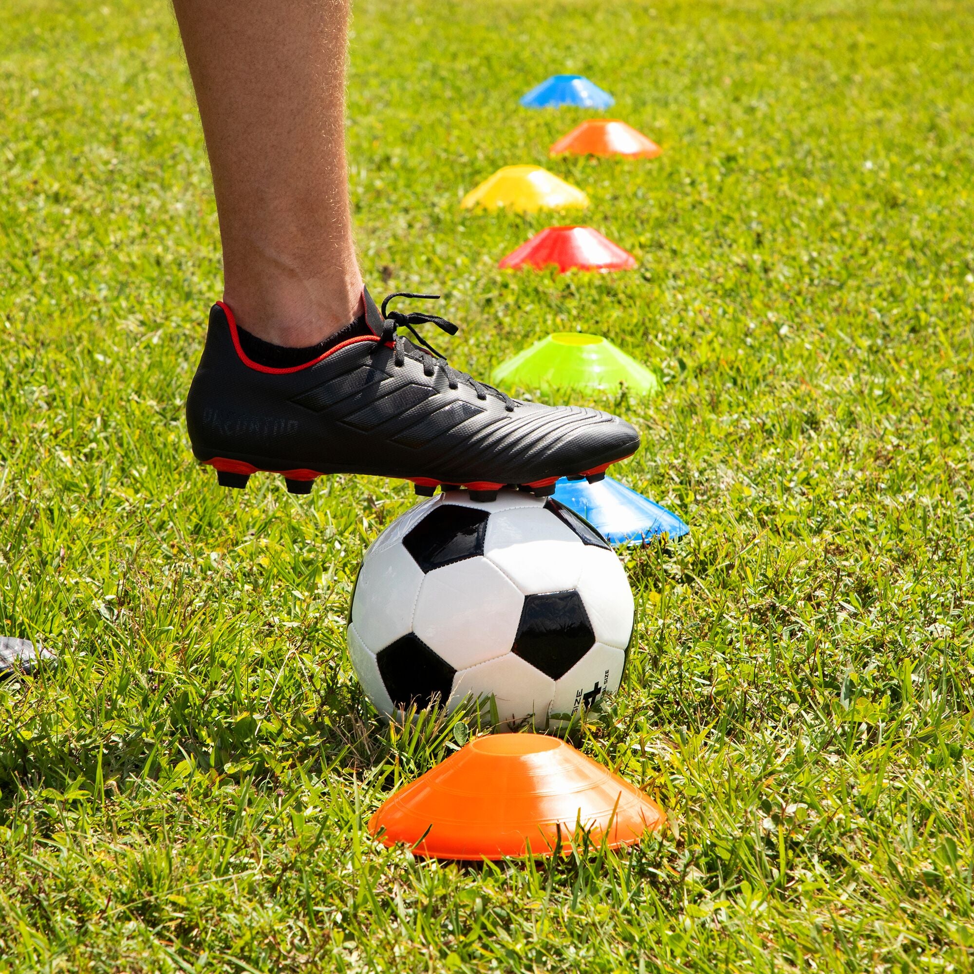 Training Equipment Soft Plastic Disc Cone Set with Mesh Carrying Bag (Open Box)