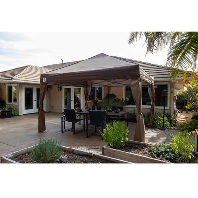 Z-Shade 10 x 10 Foot Lawn and Garden Outdoor Portable Canopy with Skirts (Used) - VMInnovations