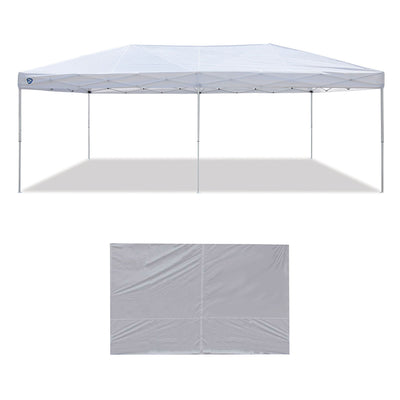 Z-Shade 20 x 10 Foot Everest Canopy + 10 Foot Sidewall Accessory (6 Pack)