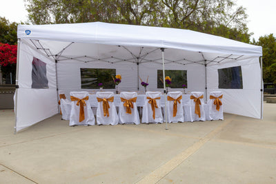 Z-Shade 20Ft x10Ft Everest Garden and Event Outdoor Ez Pop-Up Canopy Tent (Used) - VMInnovations
