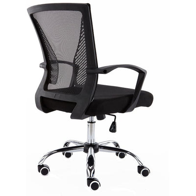 Modern Home Zuna Ergonomic Nylon Rolling Chair, Black (Used) - VMInnovations