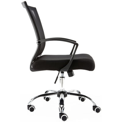 Modern Home Zuna Ergonomic Nylon Rolling Chair, Black (Used) - VMInnovations