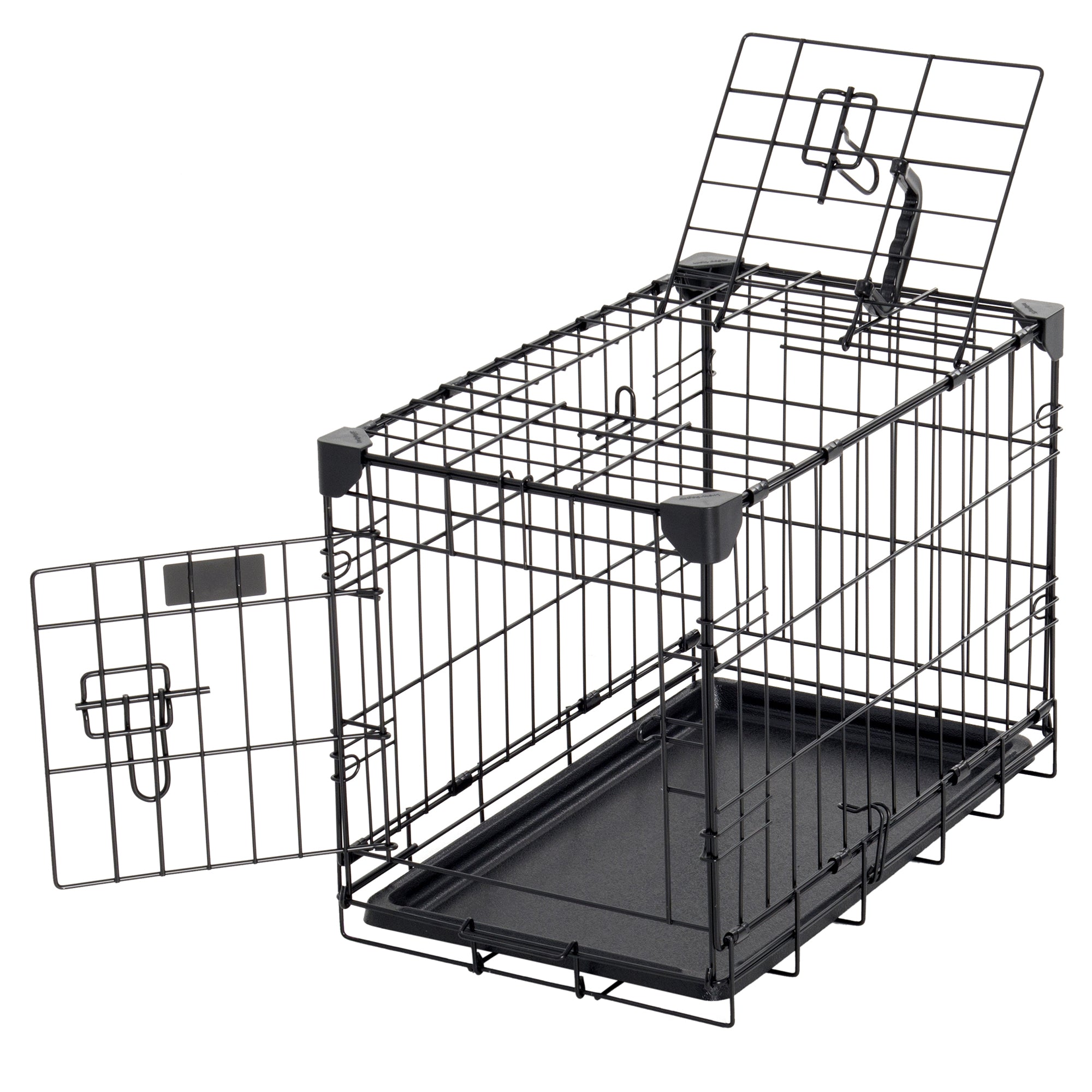 Lucky Dog 2 Door Dog Training Kennel w/ Leak Proof Pan, Extra Small (Open Box)