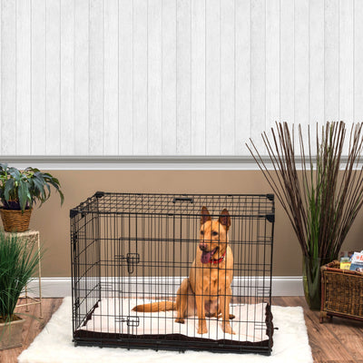 Lucky Dog 2 Door Dog Kennel w/ Leak Proof Removable Pan, Extra Large (Open Box)