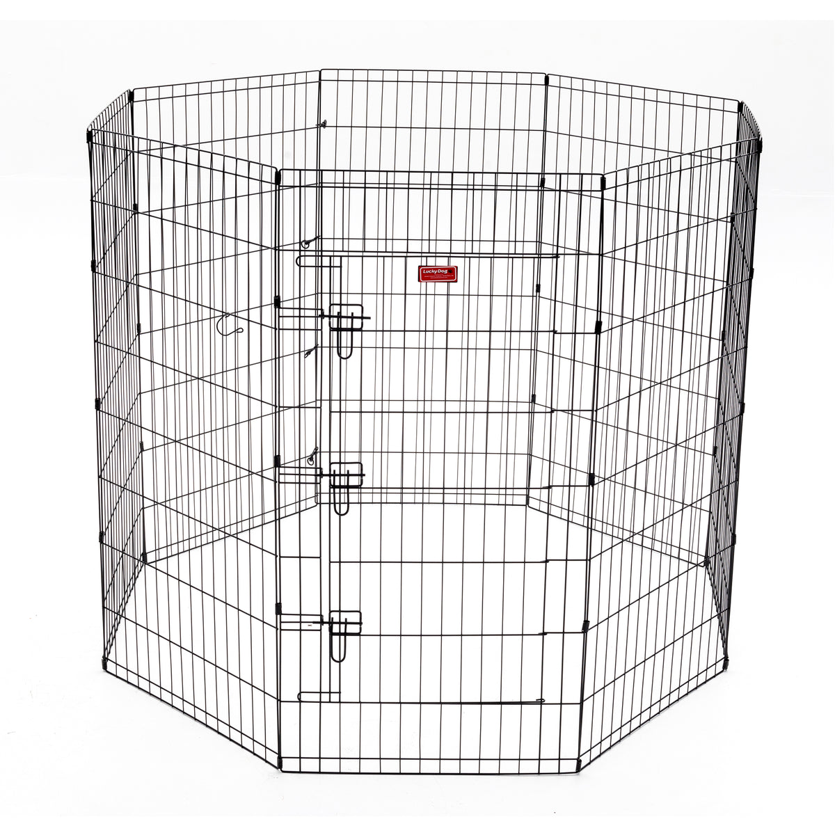 Lucky Dog Large 6' Modular Pet Exercise Play Pen, Indoor or Outdoor (Open Box)