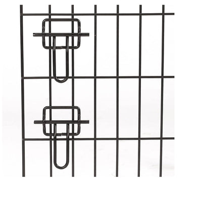 ProSelect Easy Foldable Pop Up Secure Durable Wire Pet Dog Crate, Small, Black