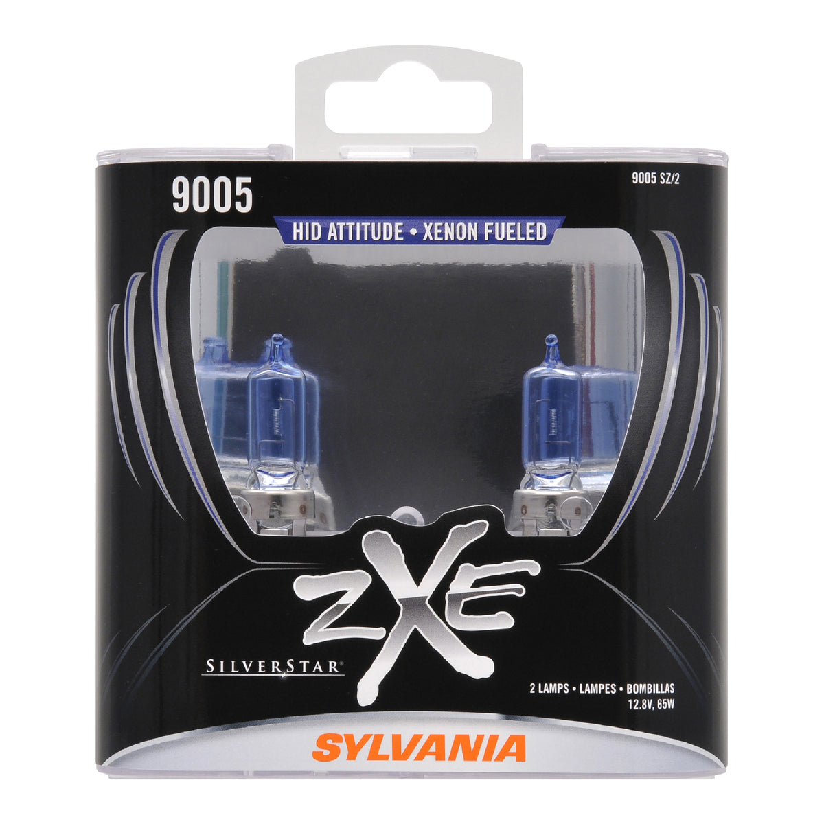 Sylvania SilverStar zXe 9005 Halogen Fog Light Bulbs, White (2 Pack) (Used)