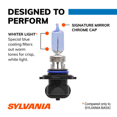 Sylvania SilverStar zXe 9005 Halogen Fog Light Bulbs, White (2 Pack) (Open Box)