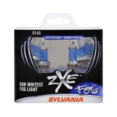 Sylvania 9145SZ.BB2 SilverStar zXe 9145 Halogen Fog Light Bulbs, White (2 Pack)