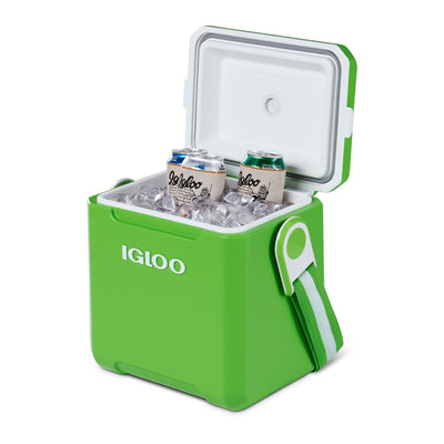 Igloo Tagalong 11 Qt Ice Drink Cooler with Body Shoulder Strap Green (For Parts)
