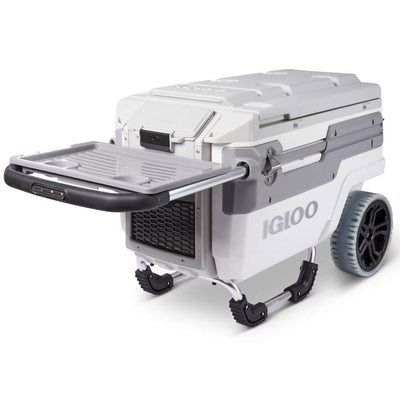 Igloo Trailmate Marine Grade 70 Qt Insulated Ice Chest Cooler, White (Damaged)