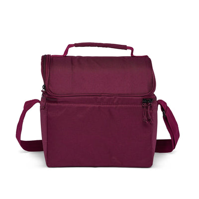 Igloo REPREVE 14 Can Portable Recycled Lunch Pail Cooler with Strap, Maroon