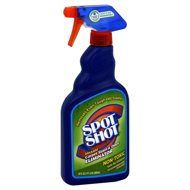 Spot Shot 009716 Non Toxic Carpet Stain and Odor Eliminator, 22 Ounces (2 Pack)