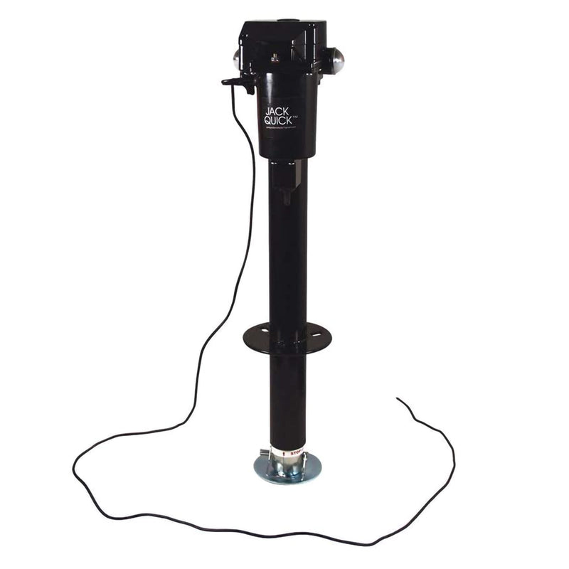 Quick Products 2.25" 3250lb Electric Tongue Jack w/ Dual Work Lights (Open Box)