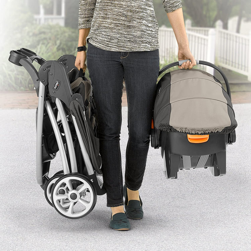 Chicco 06079639950070 Viaro Travel System with Stroller and Car Seat, Black