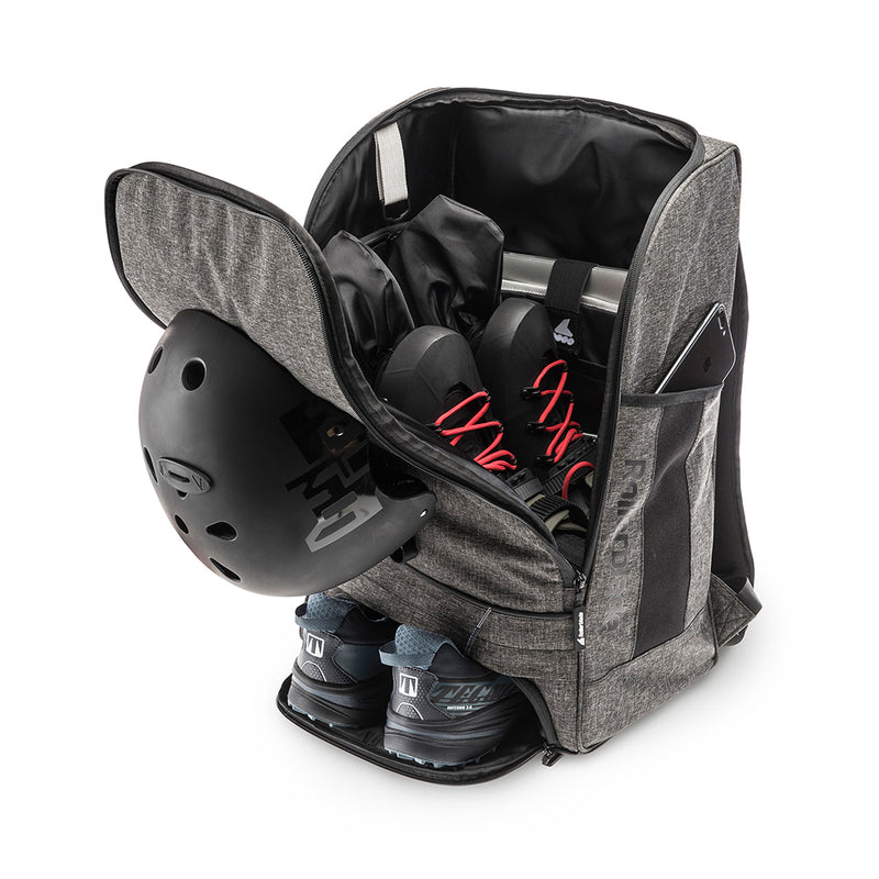 Rollerblade Urban Multi Sport Commuter Backpack for Inline Skates, Anthracite