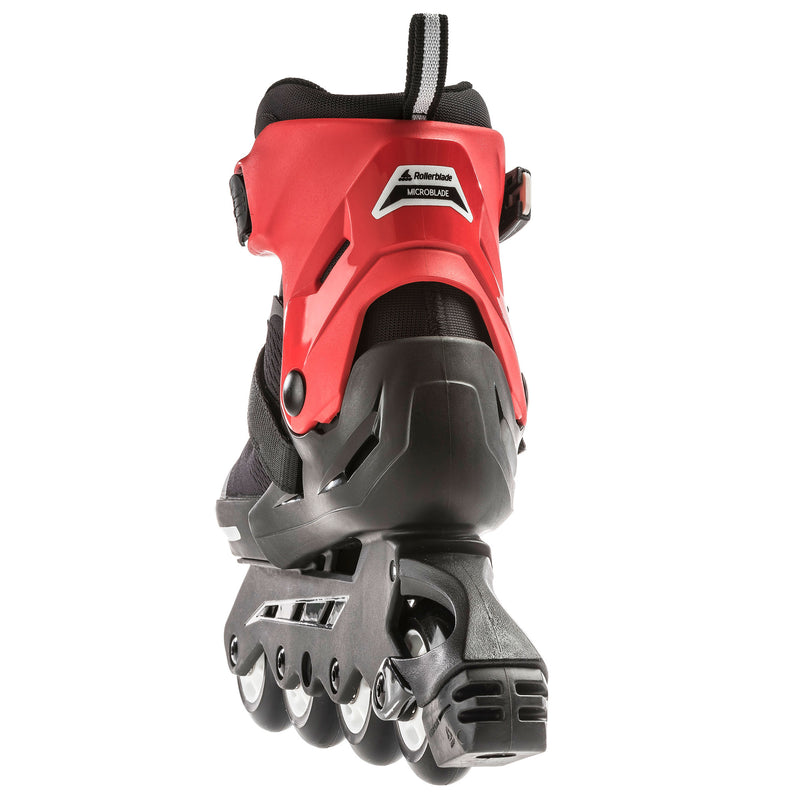 Rollerblade USA Microblade Boys Adjustable Fitness Inline Skate, Size 2-5, Red