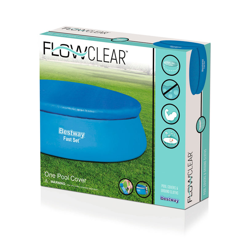 Bestway Flowclear Fast Set Pool Debris Cover for 15 Foot Round Pools (2 Pack)