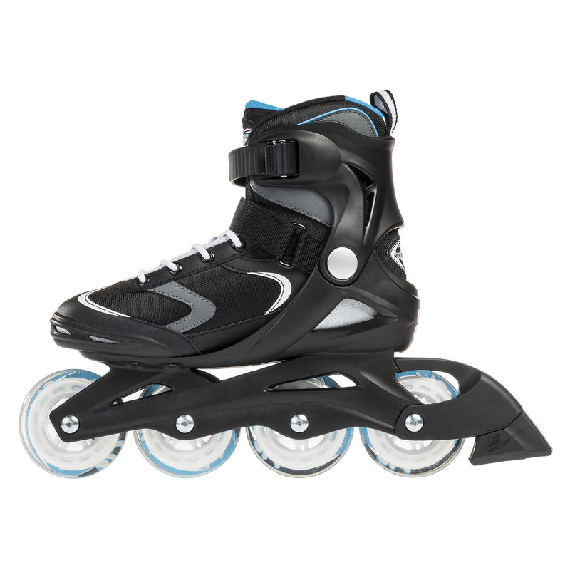 Rollerblade Womens Adult Inline Skate, Size 9 & Protective Skate Gear 3 Pack Set