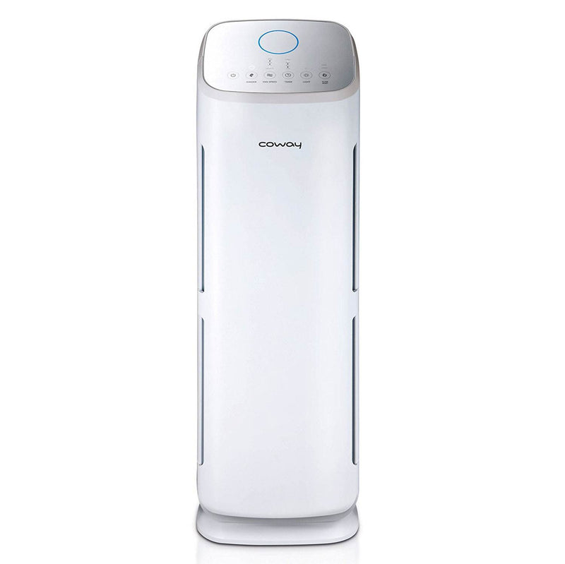 Coway AP-1216L 4 Stage Filtration Air Purifier Tower w/ True HEPA Filter, White