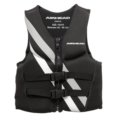 Airhead Orca NeoLite Kwik-Dry Life Jacket Vest for Kayaking and Boating, Youth