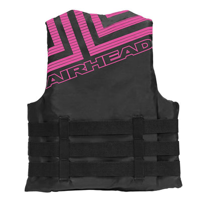 Airhead Life Jacket for Kayaking & Boating, Adult 2-3XL (Pink/Black) (Open Box)