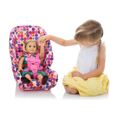 Joovy Pretend Play Stroller + Toy Doll Booster Seat + Portable Room2 Playard