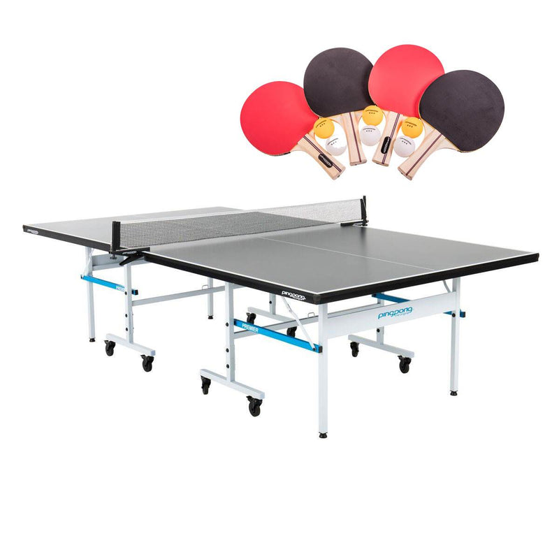 Ping Pong Premier Indoor Sport Regulation Size Table Tennis with Paddles