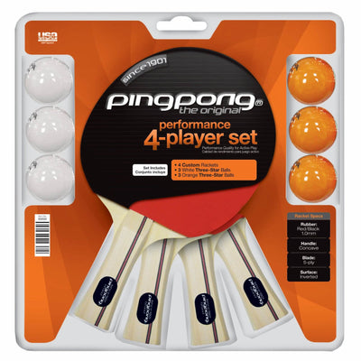Ping Pong Premier Indoor Sport Regulation Size Table Tennis with Paddles