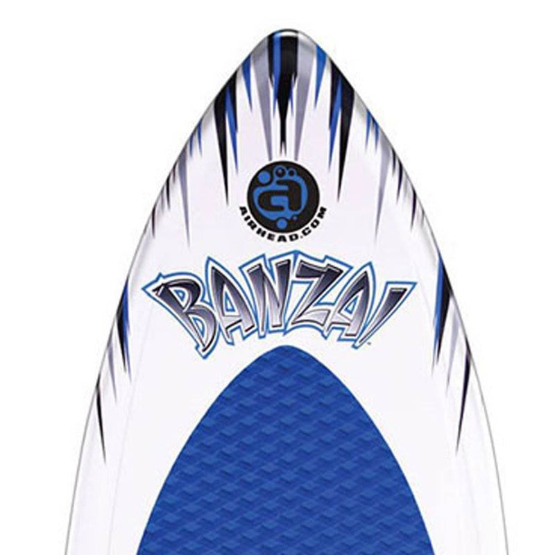 Airhead Banzai Wakesurfer Lake Ocean Fiberglass Wake Surfing Board for Beginners