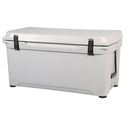 ENGEL Coolers 74 Quart 75 Can High Performance Roto Molded Ice Cooler, Gray