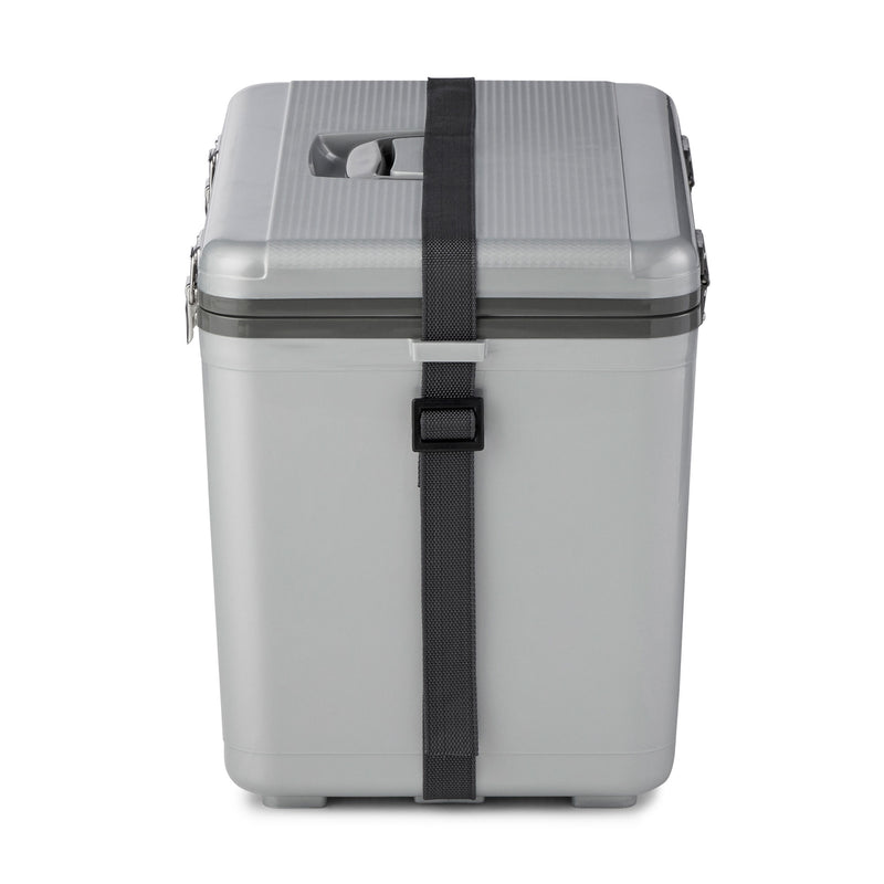 ENGEL 30-Qt 48 Can Leak-Proof Compact Insulated Airtight Drybox Cooler, Silver - VMInnovations