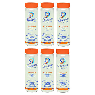 Rendezvous Spa Specialties Alkalinity Up Swimming Pool Testing Balancer (6 Pack)