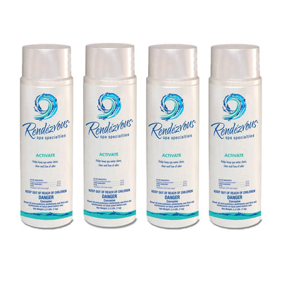 Rendezvous Spa Activate 2.2 LB 106696A Chlorine Free Oxidizer System, 4 Pack