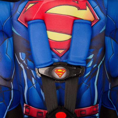 KidsEmbrace DC Comics Superhero Combination Harness Booster Car Seat with Cape